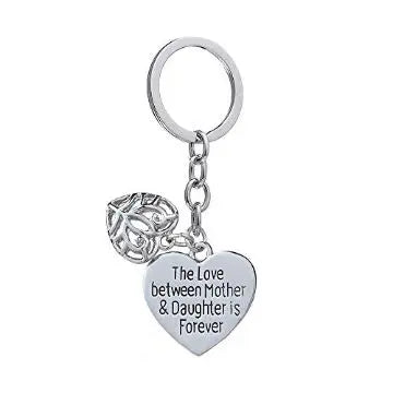 Mother daughter love keychain My Store